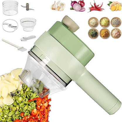 Handheld Manual Vegetable & Chili Slicer | Quick Mini Food Cutter for Kitchen