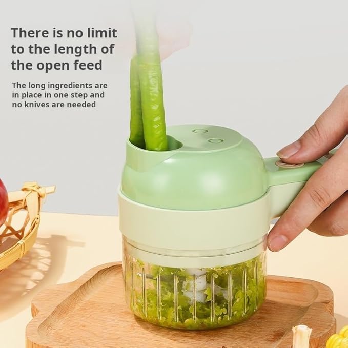 Handheld Manual Vegetable & Chili Slicer | Quick Mini Food Cutter for Kitchen