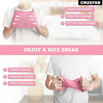 Ultimate 360° Blackout Sleep Mask – Full Face Light Blocking Eye Mask for Deep Sleep, Meditation & Travel | Soft, Breathable & Pressure-Free Design