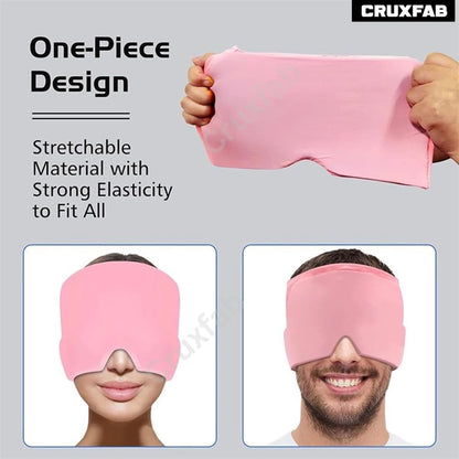 Ultimate 360° Blackout Sleep Mask – Full Face Light Blocking Eye Mask for Deep Sleep, Meditation & Travel | Soft, Breathable & Pressure-Free Design