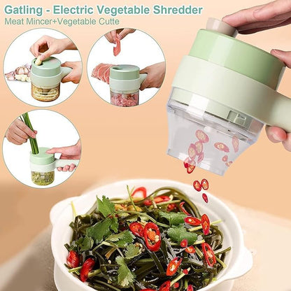 Handheld Manual Vegetable & Chili Slicer | Quick Mini Food Cutter for Kitchen