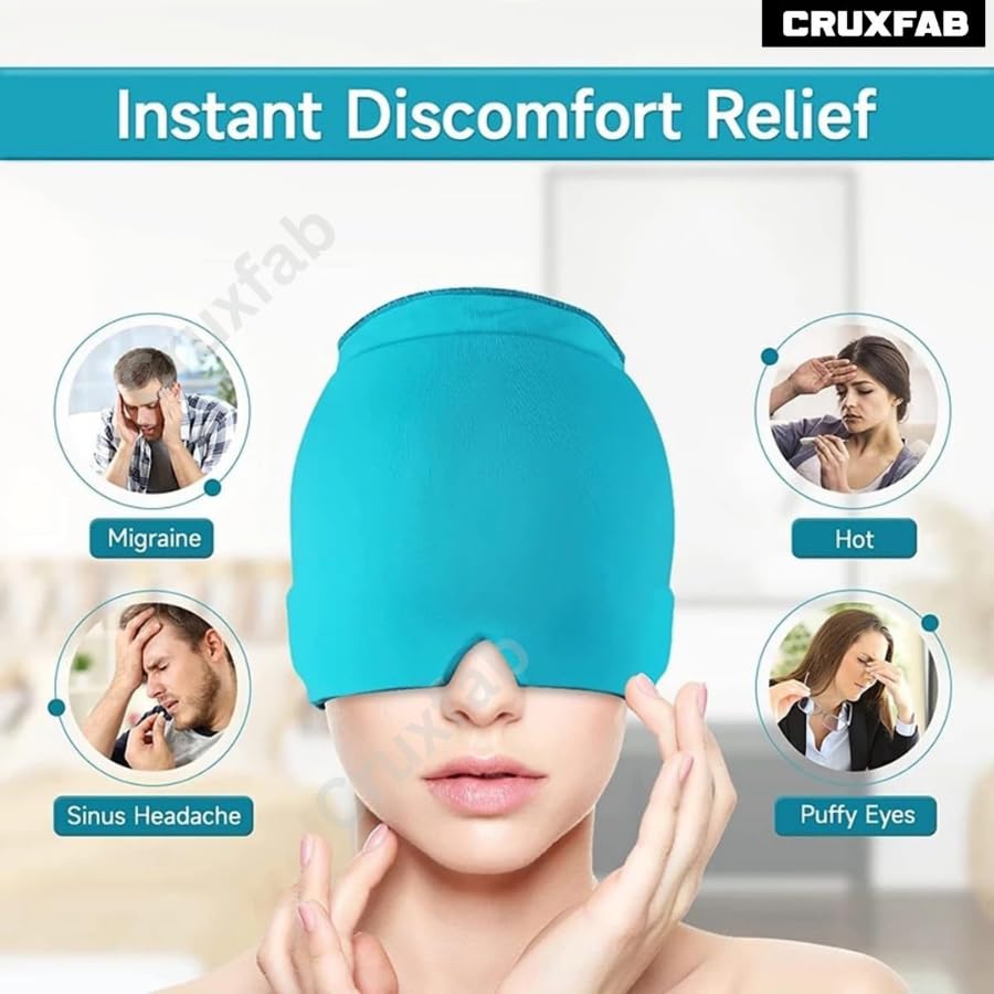 Ultimate 360° Blackout Sleep Mask – Full Face Light Blocking Eye Mask for Deep Sleep, Meditation & Travel | Soft, Breathable & Pressure-Free Design