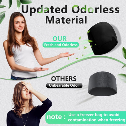 Ultimate 360° Blackout Sleep Mask – Full Face Light Blocking Eye Mask for Deep Sleep, Meditation & Travel | Soft, Breathable & Pressure-Free Design