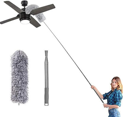 Microfiber Feather Duster - Bendable & Extendable Cleaning Tool