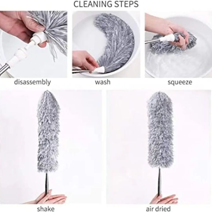 Microfiber Feather Duster - Bendable & Extendable Cleaning Tool