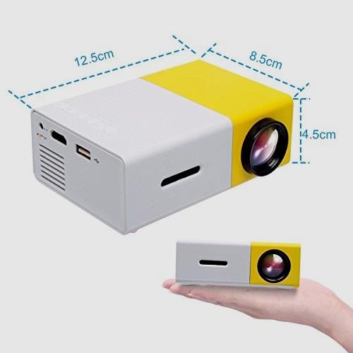 Mini Portable LED Projector | HD Home Theater | USB, HDMI & AV Support | Compact Pocket Projector for Movies & Gaming