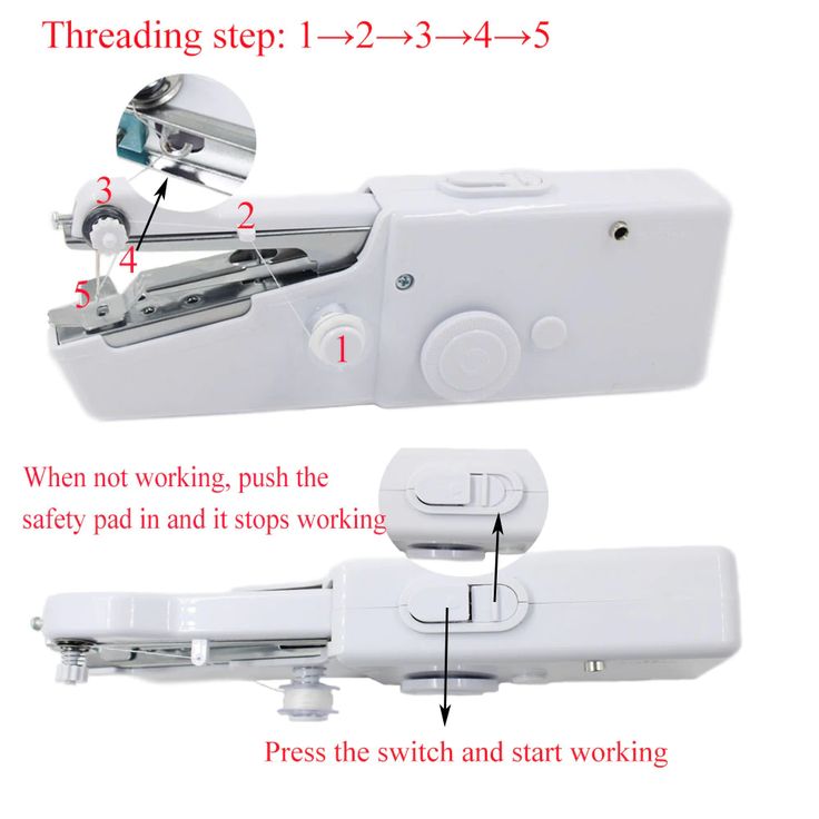 Portable Mini Handheld Sewing Machine – Cordless Electric Stitch Tool for Quick Repairs & Travel