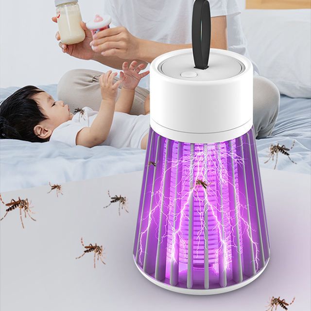 Rechargeable Mosquito Killer Lamp – Silent UV Insect Trap for Home & Bedroom