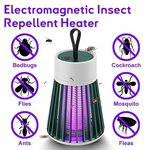 Rechargeable Mosquito Killer Lamp – Silent UV Insect Trap for Home & Bedroom