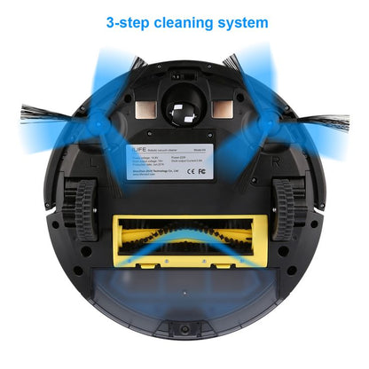 3-in-1 Smart Sweeping Robot Vacuum | Sweeping, Suction & Mopping | Automatic Floor Cleaning Machine