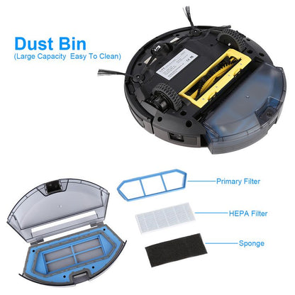 3-in-1 Smart Sweeping Robot Vacuum | Sweeping, Suction & Mopping | Automatic Floor Cleaning Machine