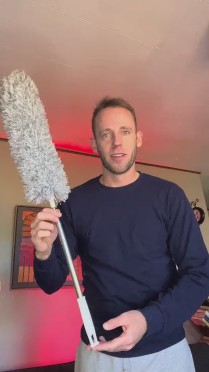 Microfiber Feather Duster - Bendable & Extendable Cleaning Tool
